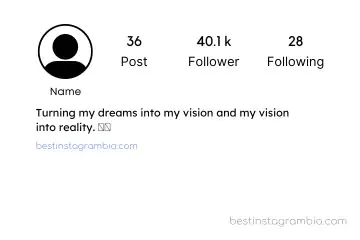 Motivational Bio for Instagram